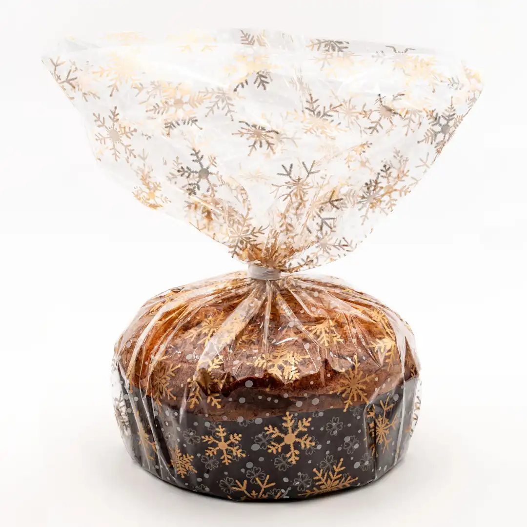 sacchetti per panettoni trasparenti
