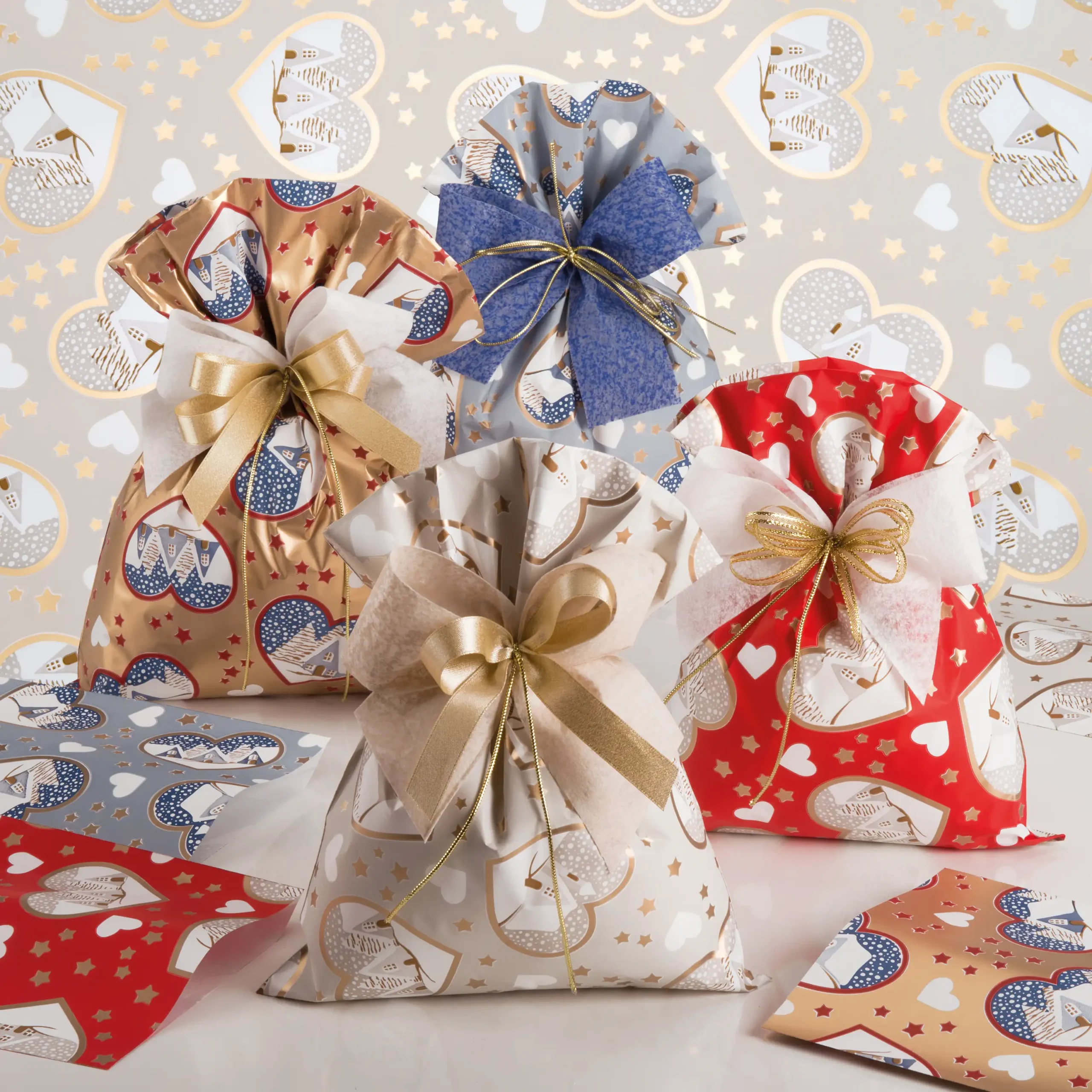 sacchetti regalo XMAS LOVE