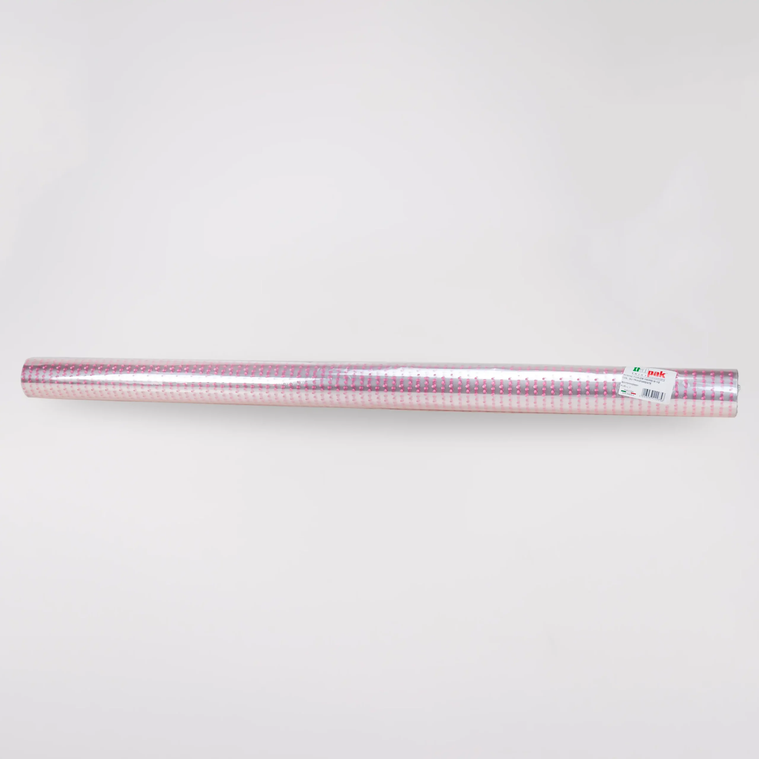 bobine trasparenti con pallini