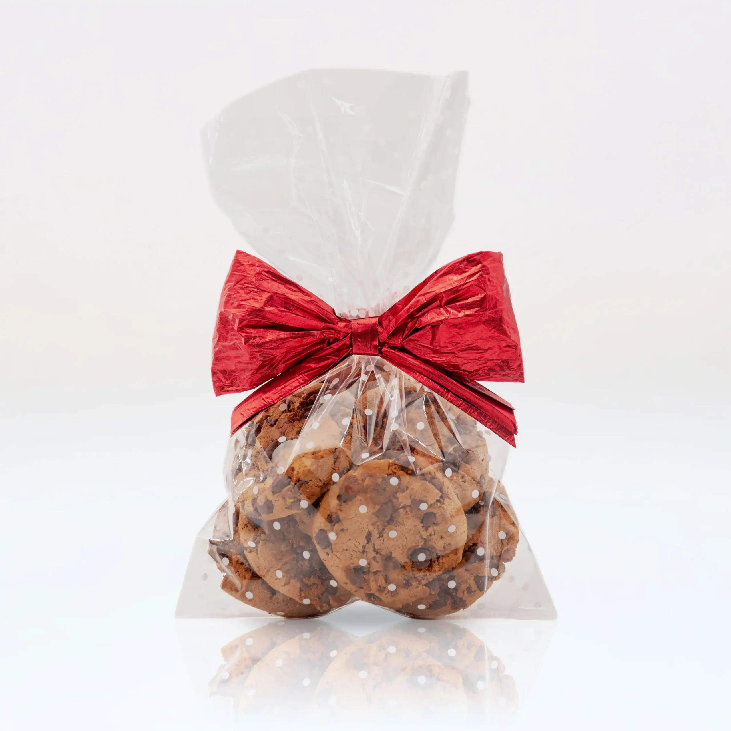 sacchetti trasparenti con pallini