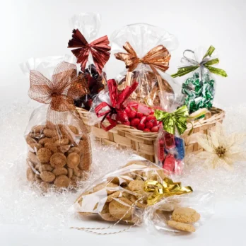 sacchetti trasparenti per alimenti